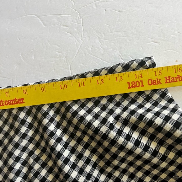Karen Kane Black and White Checked Mini Skirt Size Medium A-line - Picture 8 of 16